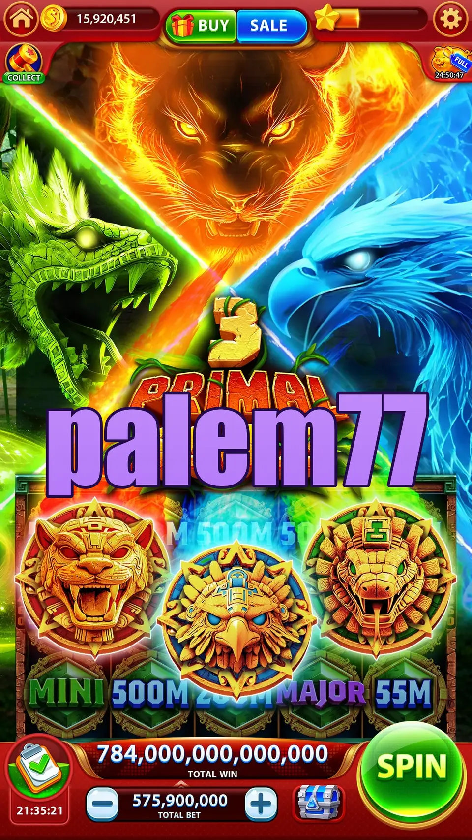 palem77 Masuk